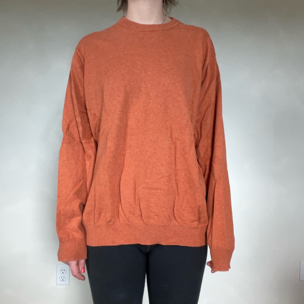Crown & Ivy Orange Crewneck Sweater